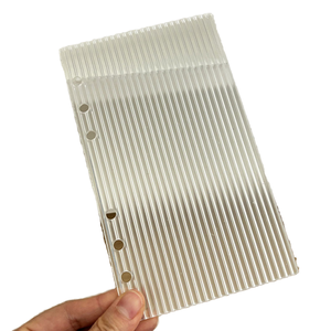 Organizzatore A6 in PVC Rosa Satinato con Buste Portadenaro, Raccoglitore Budget a Fogli Mobili con 2 Tasche Senza Cerniera, Perforato a 6 Fori - Product Image 1