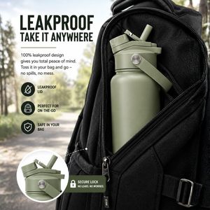 Custom Eco Friendly 24oz 25oz 18oz 32oz Stainless Steel Tumbler Drinking Sports Water Bottle Double Wall <b>Vacuum</b> Flask Thermal - Product Image 2