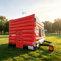 Camion de vente gonflable personnalisé, camion de restauration, camion de crème glacée, publicité gonflable pour les événements, la publicité extérieure