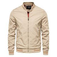 Blouson Bomber Homme Léger en Polyester avec Fermeture Éclair – Nouvelle Collection Printemps-Automne – Vêtement d'Extérieur Streetwear – Vente en Gros pour Tenues de Travail