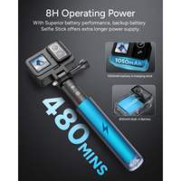 SJCAM SJ20 4K Action Camera 8X Zoom 154 FOV F2.0/F1.3 Dubbele lens Lage lichtomstandigheden HDR-stabilisatie 8 uur batterijduur Selfie-stick Flexibel