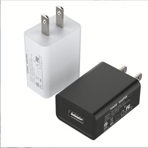 Adaptateur secteur universel blanc EU/US avec prise murale simple USB, chargeur 5V1A pour téléphones mobiles - Product Image 2