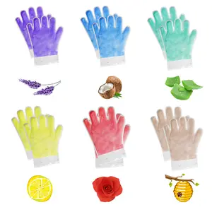 Custom Logo Hand And Foot Paraffin Wax Gloves Mask Beauty Skin Moisture Hydrating Paraffin Wax Socks For Spa