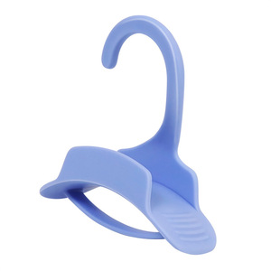 ตะขอแขวนกระเป๋าทรงโค้งแบบสร้างสรรค์ ทำจากพลาสติกอเนกประสงค์ ใช้สำหรับแขวนเก็บของในตู้เสื้อผ้า สำหรับใช้ในบ้าน - Product Image 2