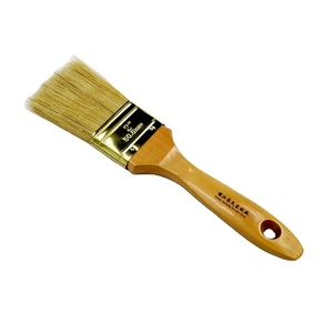 6 pouces Chine Offre Spéciale Produit Manche En Bois En Vrac Synthétique Tippered Filament Pinceau Ensemble - Product Image 5