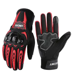 SUOMY Men Winter Waterproof Cycling Gloves Outdoor Sports Running Motorcycle Ski Touch Screen Gloves NonのWarm Full Fingers