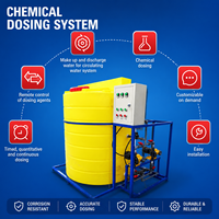 Équipement de dosage en ligne entièrement automatique de 200 L pour système de climatisation centralisée, système d'injection de produits chimiques pour le traitement de l'eau