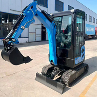 Mini-excavatrice sur chenilles multifonctionnelle de 1,8 tonne, livraison rapide en 3 jours, moteur EPA, en stock aux États-Unis