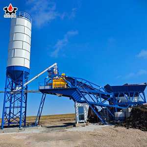 Mesin Teknik & Konstruksi 50 90m3/jam Konveyor Sabuk Pengaduk Beton Kering <span class=keywords><strong>Liebherr</strong></span> Mobile Concrete Batch <span class=keywords><strong>Plant</strong></span> - Product Image 5