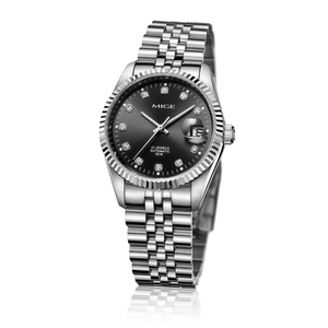 Montre mécanique en acier inoxydable pour homme, logo personnalisé OEM ODM, haute qualité, luxe, automatique, étanche 5ATM - Product Image 3
