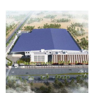 Bâtiment en acier, entrepôt à structure métallique, structure en acier préfabriquée, structure spatiale préfabriquée, usine - Product Image 6