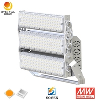Reflector LED de 240W de Aluminio para Estadios Deportivos, Iluminación para Aeropuertos, Campos de Fútbol, Plazas, Muelles y Torres de Iluminación