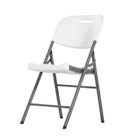 Vente en gros de chaises pliantes portables en plastique acrylique transparent empilables en résine blanche chaises pliantes pour événements fête de mariage