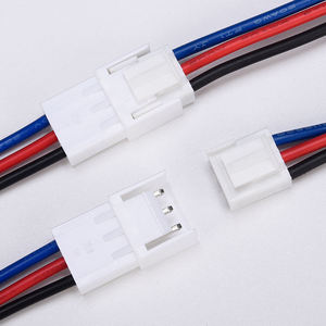 Harnes kawat kustom dengan JST VH 3.96mm 2-Pin jantan dan betina konektor keriting untuk koneksi listrik yang aman - Product Image 4