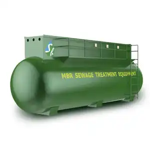 200T/D Paket Sewage Treatment Plant AA0 + MBR Teknologi untuk Perumahan Pengolahan Air Limbah