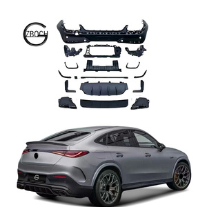Diffusore Posteriore X254 per Mercedes Benz 2023+ GLC Coupé <span class=keywords><strong>200</strong></span> 260 300 Facelift GLC63 AMG, Kit Carrozzeria con Punte Diffusore per Paraurti Posteriore - Product Image 1