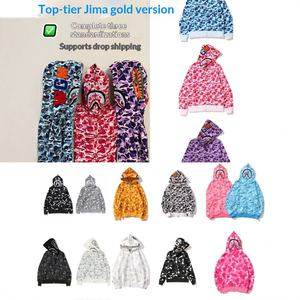 <span class=keywords><strong>Sudadera</strong></span> con Capucha Bapees Shark 2025 para Hombre, con Logotipo Personalizado, Cierre Completo, Camuflaje, Algodón - Product Image 3