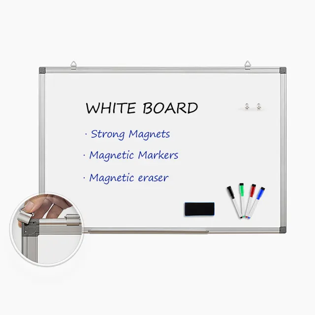 Kaliteli kuru silme manyetik yazı tahtaları alüminyum çerçeve beyaz tahta beyaz tahta öğrenci için