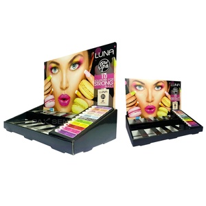 Expositor de Cartón Plegable Ecológico Impreso Personalizado para Esmalte de Uñas y Maquillaje, Materiales Reciclados - Expositor de Mostrador - Product Image 4