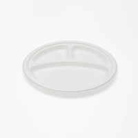 Vaisselle jetable biodégradable en bagasse de canne à sucre pour fêtes : assiettes, gobelets et couverts durables en gros