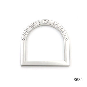 Anneau en <span class=keywords><strong>D</strong></span> en argent personnalisé avec <span class=keywords><strong>texte</strong></span> gravé pour sacs à main de luxe - Product Image 1