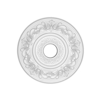Rosace de plafond en MDF avec pierre en polyuréthane gaufrée, moderne, facile à installer, durable, écologique, surface lisse, décoration intérieure