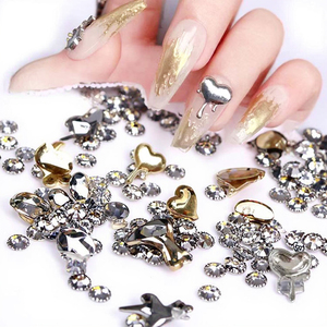 Directo de Fábrica, Joyería para Uñas, Dijes 3D para Uñas, Decoración en Forma de Corazón, Accesorios de Diamantes para Uñas - Product Image 1