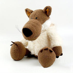 Angela Wolf in Sheep's Clothing, Peluche de <span class=keywords><strong>Lobo</strong></span> Disfrazado de Oveja, Animal del Bosque, Muñeco de <span class=keywords><strong>Lobo</strong></span> Pequeño, Regalo de Cumpleaños - Product Image 6