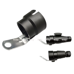 Support de connecteur de prise de remorque rond à 7 broches et 13 broches Pièces de <span class=keywords><strong>caravane</strong></span> de camping-car en nylon durable avec type de soudage pour éclairage de remorque - Product Image 3