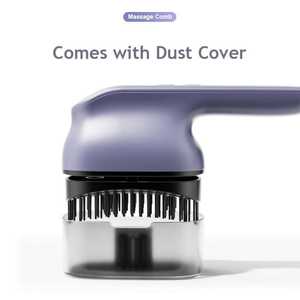 Peigne de massage électrique pour le cuir chevelu avec 3 niveaux de vibration, 2 niveaux de nébulisation, pulvérisation d'huile essentielle, dernier modèle de masseur de tête - Product Image 5