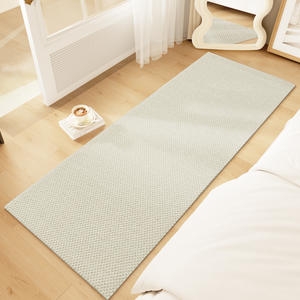 พรมขนสัตว์นิวซีแลนด์ สีพื้น รูปทรงสี่เหลี่ยมผืนผ้า สีครีม สำหรับห้องนั่งเล่น ตกแต่งบ้าน สไตล์มินิมอล หรูหรา - Product Image 2