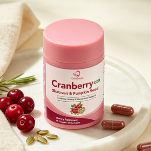 Chinaherbs 3-in-1 Cranberry Shatavari & Pumpkin Seed Capsule Vegan <b>Supplement</b> Menopause Hot Flash Relief Urinary Tract & Bladder - Product Image 2
