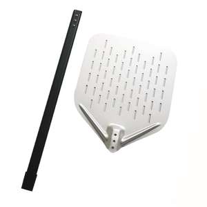 Pala <span class=keywords><strong>de</strong></span> aluminio para Pizza, pala desmontable para hornear, pala <span class=keywords><strong>de</strong></span> pelar Pizza con mango plegable, gran oferta - Product Image 3