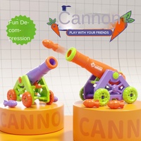 Jouet de tir à la lance de radis en plastique souple longue portée, lanceur de fusées de simulation, petits jouets