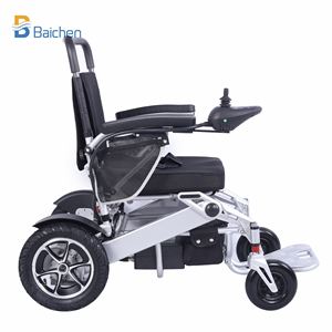 Matériel d'aide à la mobilité : Fauteuil roulant électrique motorisé portable pour personnes handicapées, adapté aux escaliers - Product Image 3