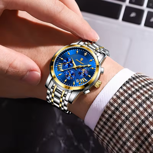 Poedagar 813นาฬิกาลำลองหรูหรากันน้ำโครโนกราฟผู้ชายเรืองแสงนาฬิกาควอตซ์ - Product Image 4