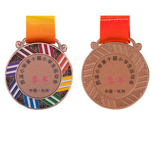 JP0119 Top Design Karneval Souvenir Metall Blank Medaille mit Band, wo man billige Medaillen kaufen kann - Product Image 3