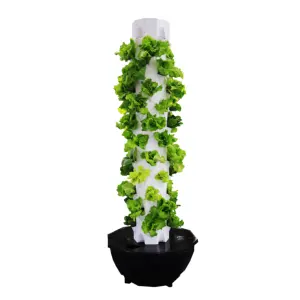 ONEONE 5 Gallon Vertical Tower Garden Indoor Automatic Hydroponic System Hydroponics Towers For Home Use