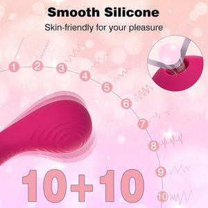 Vibratore a Forma di Fungo per Donna, Bestseller Vibratore Femminile per Vagina con Forte Vibrazione Silenziosa Giocattolo Sessuale Elettronico - Product Image 4