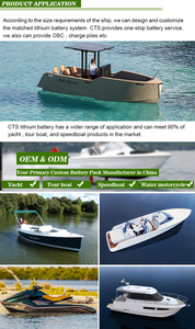 แบตเตอรี่สำหรับเรือยอชท์ คาตามารัน คุณภาพสูง 96V 300Ah แบบ Deep Cycle สำหรับผู้ผลิต - Product Image 2
