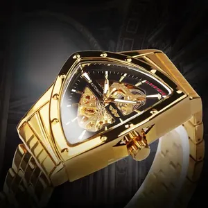 Winner Forsining 526 Vente en gros Boîtier en acier inoxydable Calendrier <span class=keywords><strong>24</strong></span> <span class=keywords><strong>heures</strong></span> Montre mécanique automatique pour hommes - Product Image 5