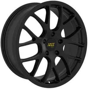 18-24 inch customized 5x112/120/130/127 forged car wheels Black Monoblock aluminum passenger car wheels