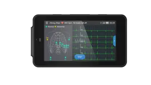 Lepu 12 الرصاص ECG اختبار طبي عدم انتظام ضربات القلب المحمولة المنزل القلب رصد EKG جيب في المنزل