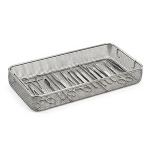 A-1 VERITAS High Quality Stainless Steel Holes Galvanized Perforated Bent <b>Wire</b> <b>Mesh</b> Tray 550x250x5mm Industrial Utility Storage - Product Image 1