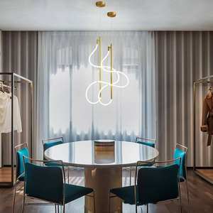 Lámpara <span class=keywords><strong>Luke</strong></span> de 360 grados, tubo de silicona flexible de neón LED, luz de cuerda LED 360 de 360 grados, luces colgantes de araña de luz de neón Flexible - Product Image 3