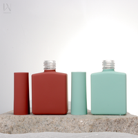 Fabricant de flacons de vernis à ongles Vente en gros 10ml Unique Rouge Gris Carré Uv Gel Vernis à ongles Bouteille avec brosse et bouchon 14ml
