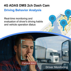 Cámara para Vehículos 4G WIFI GPS de 4 Canales, DVR con Tarjeta Micro SD de 512GB, Sistema DVR para Taxi y Camión, Grabador de Conducción, DMS, ADAS, WIFI, Visualización Remota por Aplicación - Product Image 5