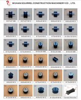 Amortisseur de vibrations en caoutchouc robuste pour compacteur à plaques, pièces de rechange pour engins de construction routière