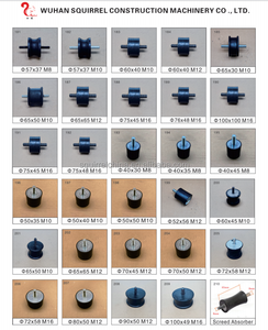 Amortisseur de vibrations en caoutchouc robuste pour compacteur à plaques, pièces de rechange pour engins de construction routière - Product Image 6