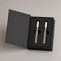 Scatola Personalizzata per Campioni di Profumo, Stile Libro, Confezione Rigida Magnetica con Inserto in Schiuma EVA, Vendita all'Ingrosso per Set di Scoperta Fragranze in Fiala
